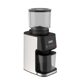PSCG018 Professional tapered burr coffee grinder 51 gear adjustment powder mesh IMD Touch control Taper unburr electric coffee grinding bean bin