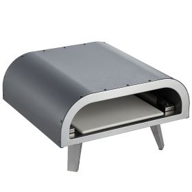 VEVOR Propane Outdoor Pizza Oven, 12 Inch Gas Pizza Maker, Portable Pizza-Cooker with Thickened Pizza-Stone, Carry Bag