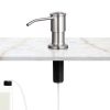 VEVOR Soap Dispenser for Kitchen Sink, Stainless Steel Built in Sink Soap Dispenser with 47" Extension Tube Kit