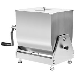 VEVOR Manual Meat Mixer, 40L Tilt Tank Meat Processing Equipment(Mixing Max 40L for Meat), Stainless Steel Meat Mixer