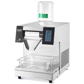 Commercial Snowflake Ice Machine 573LBS/24H Stainless Steel for Ice Cream