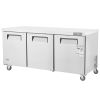 VEVOR 72" Commercial Refrigerator Sandwich & Salad Prep Table, 20 Cu. Ft Stainless Steel Refrigerated Food Prep Station with 3 Doors