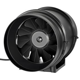 VEVOR 8" Inline Duct Fan, 720 CFM Ventilation Exhaust Fan Quiet AC Motor for Heating Cooling Booster, Grow Tents, Hydroponics
