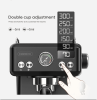 PSH10A-SL 1350W Semi-Automatic Coffee Maker-Cold/Hot Brew with 95°C Brewing, 135°C Steam, 58mm Powder Hammer, 20Bar Steam Blower, Temperature Control