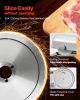 VEVOR Commercial Meat Slicer, 10 inch Electric Deli Slicer Machine, 320W Food-Slicer with SUS420 Blade, 0-0.4 inch Adjustable Thickness