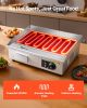 VEVOR Commercial Electric Griddle, 21.06 x 11.81 inch, 3200W, 122-570 Fahrenheit Adjustable Temp Control, Stainless Steel Body, Full Flat