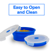 GLIDER LB Blue Bento Premium Lunch Box & Food Storage Containers