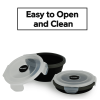 GLIDER LB Black Bento Premium Lunch Box & Food Storage Containers