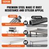 VEVOR Stainless Steel Work Table, 30 x 48 x 26 Inch Commercial Food Prep Worktable, 3-Sided Backsplash Heavy Duty Prep Worktable