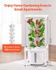 VEVOR Hydroponic Growing System with Grow Light, 30 Pods Vertical 6 Tiers Hydroponic Tower, Home Hydronic Garden with Water Pump
