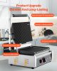 VEVOR Commercial Panini Grill, 1800W Electric Sandwich Panini Maker, Stainless Steel Sandwichs Press with Handle and Temp Control
