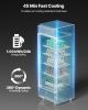 VEVOR Commercial Merchandiser Refrigerator, 6.9 CU.FT Glass Door Display Refrigerator