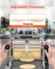 VEVOR Electric Tortilla Maker, Automatic Corn Tortilla Making Machine with Non-Stick Coating and Two Molds(4 in + 6 in)
