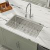 Factory Directly Multi-functional OEM Handmade SUS 304 Stainless Steel Undermount Kitchen Sink Workstation